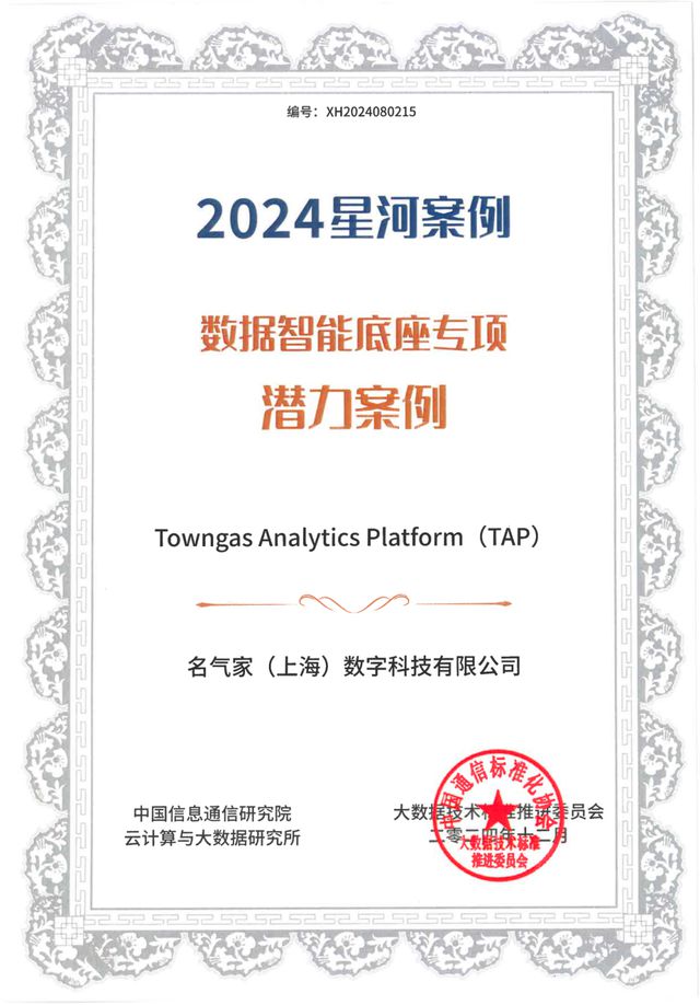 再获重磅奖项！名气家成功入选2024大数据“星河”案例(图3)