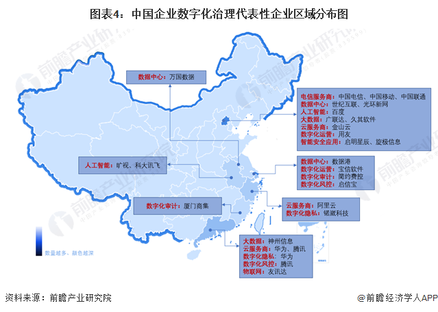 【干货】2024年中国企业数字化行业产业链现状及市场竞争格局分析 重点企业聚集广东(图4)