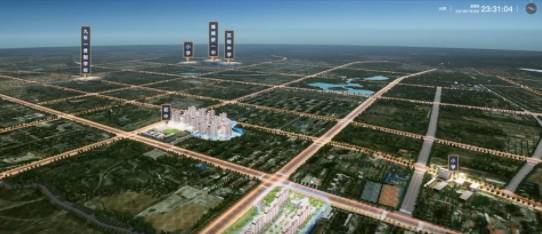 大屏全景 3D 展示实时数据可视化 动态展示数据大屏
