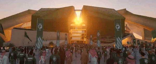 破土而出沙特2034 世界杯的最大场馆概念设计惊艳亮相(图6)