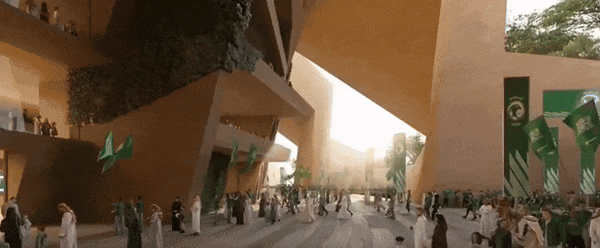 破土而出沙特2034 世界杯的最大场馆概念设计惊艳亮相(图7)