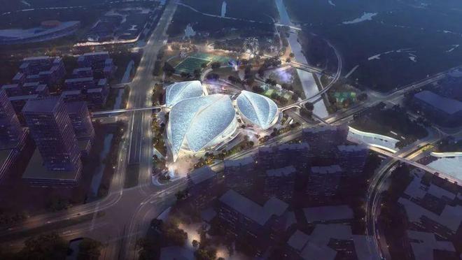 最新！上海第三个万人体育馆要来了！投资约18亿元建在森林里体育馆+游泳馆全配置→(图3)