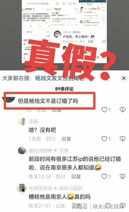 炸裂热搜！陈若琳杨旭文订婚传闻疯传细节拉满杨旭文秒甩回应(图4)