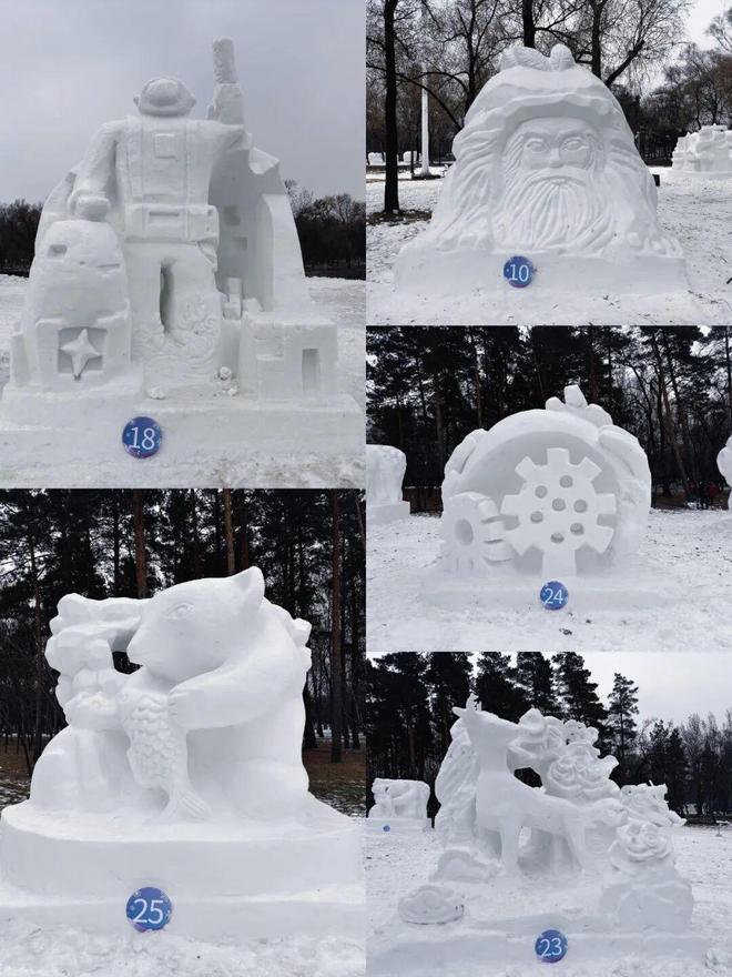 《青苗织梦》《鲸跃山海》斩获一等奖｜第十一届全国大学生雪雕比赛落幕(图3)