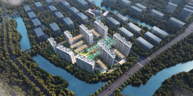 九游体育：新长宁水韵名邸官方售楼处如清雅墨笔绘就青浦水畔的诗意画卷(图7)